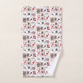 Badhanddoeken sets aas speelkaarten bad handdoek (Handdoek)