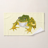 Badhanddoekenset met kikker bad handdoek (Handdoek)