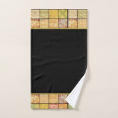 Badhanddoekenset met patrooncollage bad handdoek (Handdoek)