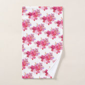 Badhanddoekenset met rozen bad handdoek (Handdoek)