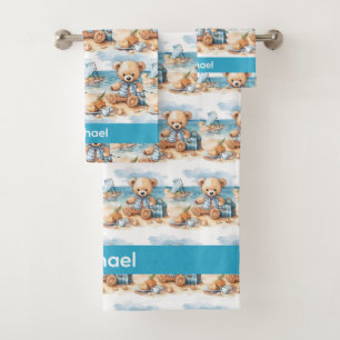 Badhanddoekenset voor jongensbaby's en peuters A Bad Handdoek
