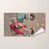 Badhanddoekensets Valentijnsdag, Retro Bad Handdoek (Handdoek)