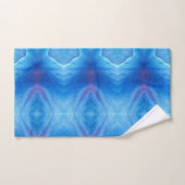 Badhanddoekset Blauw Poppy Abstract Bad Handdoek (Handdoek)