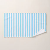 Badhanddoekset Clearwater Stripe capri blauw Bad Handdoek (Handdoek)