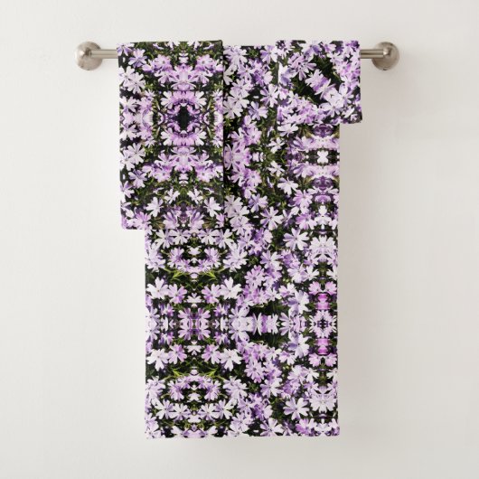 Badhanddoekset - Lavendel Phlox Bad Handdoek (Insitu)