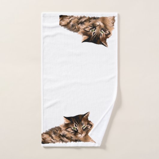 Badhanddoekset - Maine Coon Cat Bad Handdoek (Handdoek)