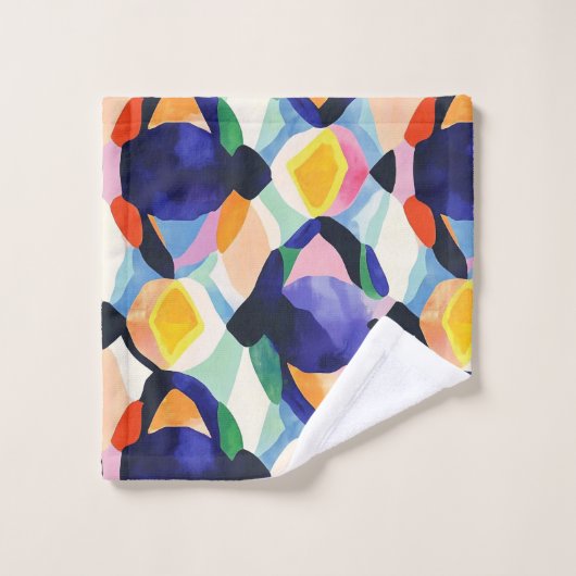 Badhanddoekset - Modern Abstract Bad Handdoek (Wasdoekje)