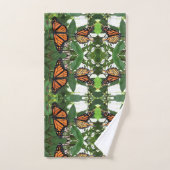 Badhanddoekset - Monarchen op kamperfoelie Bad Handdoek (Handdoek)
