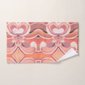 Badhanddoekset Perzik Dahlia Abstract Bad Handdoek (Handdoek)