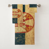 Badhanddoekset Servië vlag Bad Handdoek (Insitu)