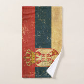 Badhanddoekset Servië vlag Bad Handdoek (Handdoek)