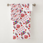 Badhanddoeksets, Happy Birthday Happy Valentijns Bad Handdoek (Insitu)