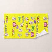Badhanddoeksets, Happy Birthday Vrolijk kerstfeest Bad Handdoek (Handdoek)