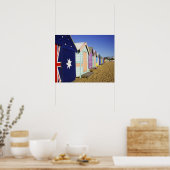 Badhokjes, Middle Brighton Beach, Port Poster (Keuken)