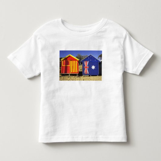 Badhokken, Middle Brighton Beach, Port 2 Kinder Shirts (Voorkant)