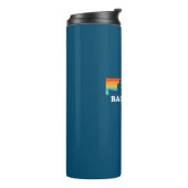 Badin Lake North Carolina Canoe Thermosbeker (Gedraaid links)