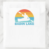Badin Lake North Carolina Kayak Rechthoekige Sticker (Tas)