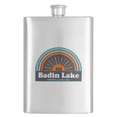 Badin Lake North Carolina Rainbow Flacon (Voorkant)