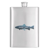 Badin Lake North Carolina Vis Flacon (Voorkant)