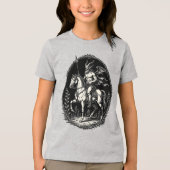 Badin Serpent Ruiter Rijzend Tri-Blend Shirt (Voorkant)