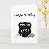 Badkaart voor politiecriminaliteit kaart (Gele Bloem)