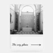 Badkamer bord met originele foto van reizen (Voorkant)