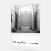 Badkamer bord met originele foto van reizen (Hoek)