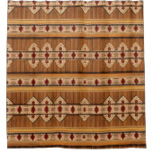 Badkamer Douche Gordijn Rustieke Horizontale Stijl (Voorkant)