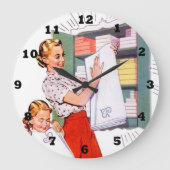 badkamer grote klok (Voorkant)