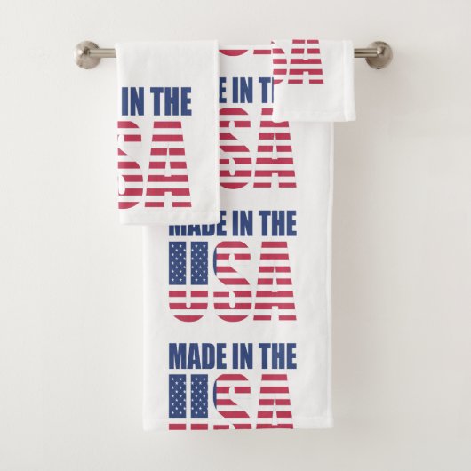 Badkamer handdoek Gemaakt in de VS (Insitu)