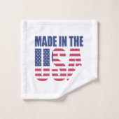 Badkamer handdoek Gemaakt in de VS (Wasdoekje)