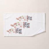 Badkamer Handdoek Kat, Kitten en Chimes (Handdoek)