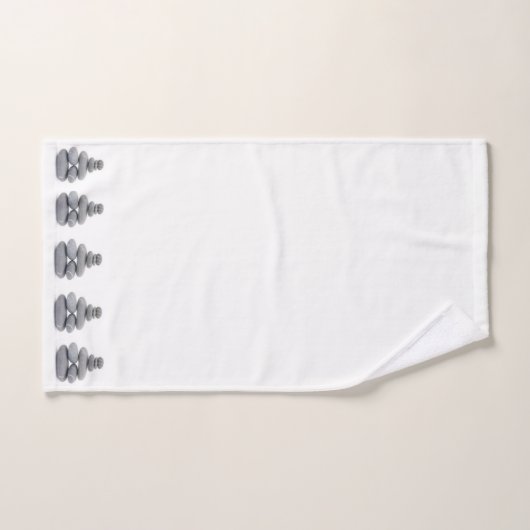 Badkamer handdoek kiezelstenen (Handdoek)