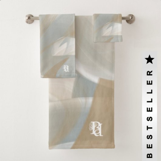 Badkamer Handdoek Set Abstract Home Sandy Tornado