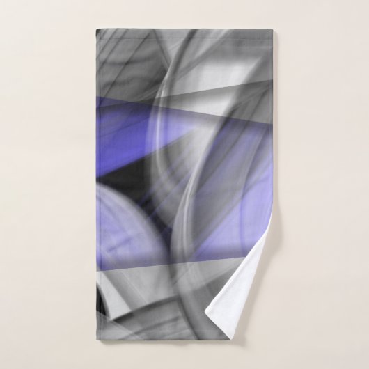 Badkamer Handdoek Set Abstract Huis Lavendel Viole (Handdoek)