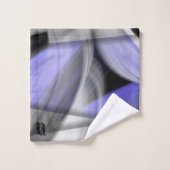 Badkamer Handdoek Set Abstract Huis Lavendel Viole (Wasdoekje)