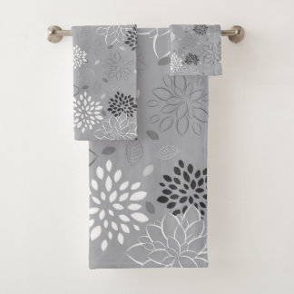 Badkamer handdoek set, minimalistisch patroon