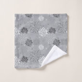 Badkamer handdoek set, minimalistisch patroon (Wasdoekje)