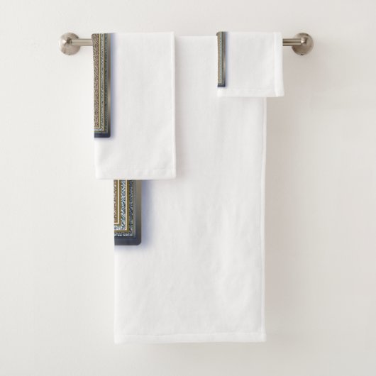 Badkamer handdoek set witte achtergrond (Insitu)