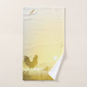 Badkamer handdoek set Zonnige Ochtend Boerderij La (Handdoek)