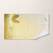 Badkamer handdoek set Zonnige Ochtend Boerderij La (Handdoek)