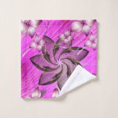 Badkamer Handdoek Sets Bloem (Wasdoekje)