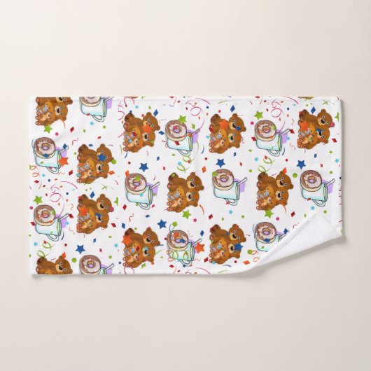Badkamer Handdoek Sets Bloemen Teddy Beer (Handdoek)