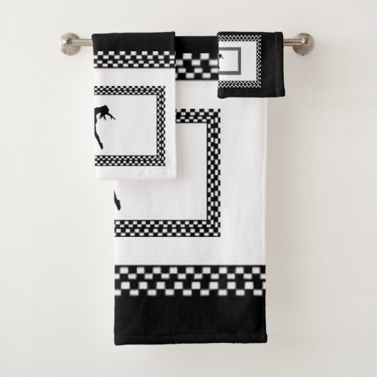 Badkamer handdoek sets danser (Insitu)