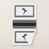 Badkamer handdoek sets danser (Handdoek)