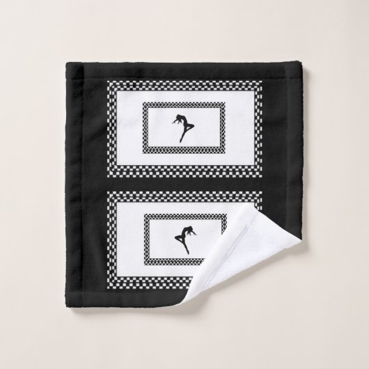 Badkamer handdoek sets danser (Wasdoekje)