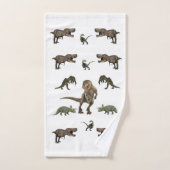 Badkamer handdoek sets dinosaurus (Handdoek)