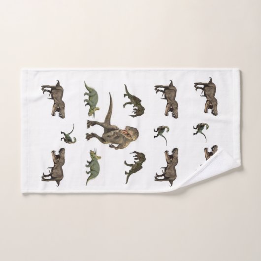 Badkamer handdoek sets dinosaurus (Handdoek)