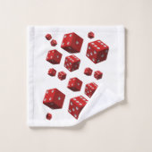 Badkamer Handdoek Sets Dobbelstenen (Wasdoekje)
