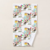 Badkamer handdoek sets Happy Birthday Possum taart (Handdoek)